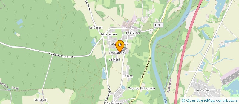 localisation de l'entreprise SCI ZORO  PRIAY