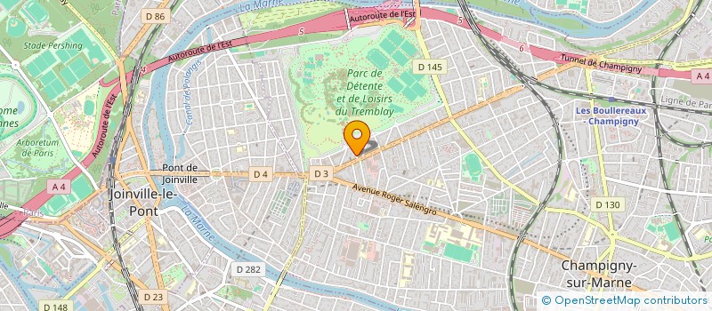 localisation de l'entreprise SCI ZOU  CHAMPIGNY-SUR-MARNE