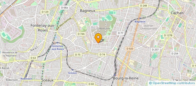 localisation de l'entreprise SCI ZOUARI à BAGNEUX