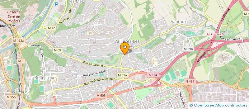 localisation de l'entreprise SCI ZOUGAR  METZ