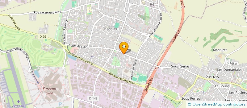 localisation de l'entreprise SCI ZOUHAIER  CHASSIEU