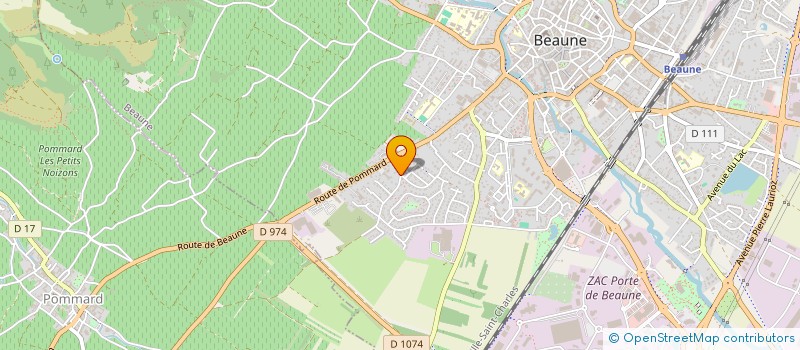 localisation de l'entreprise SCI ZOUICK à BEAUNE