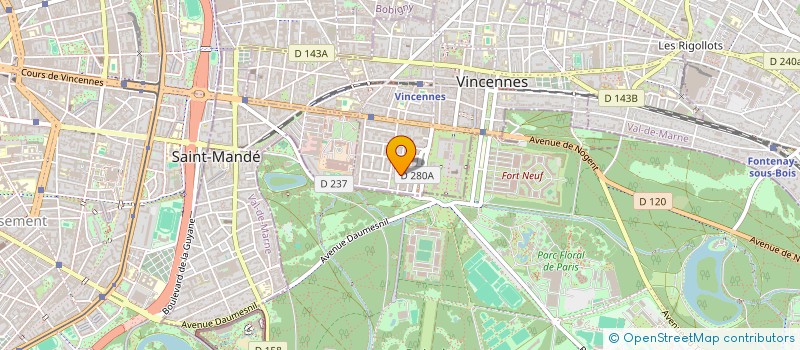 localisation de l'entreprise SCI ZOUIOUECH  VINCENNES