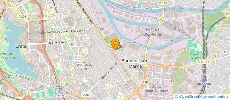 localisation de l'entreprise SCI ZOUITEN à BONNEUIL-SUR-MARNE