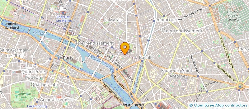 localisation de l'entreprise SCI ZOURITE  PARIS