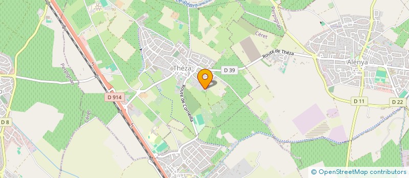 localisation de l'entreprise SCI ZP  THEZA