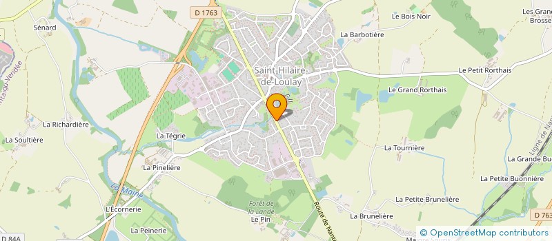 localisation de l'entreprise SCI ZPAZ à MONTAIGU-VENDEE
