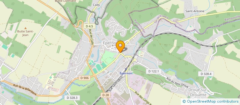 localisation de l'entreprise SCI ZR à EPERNON