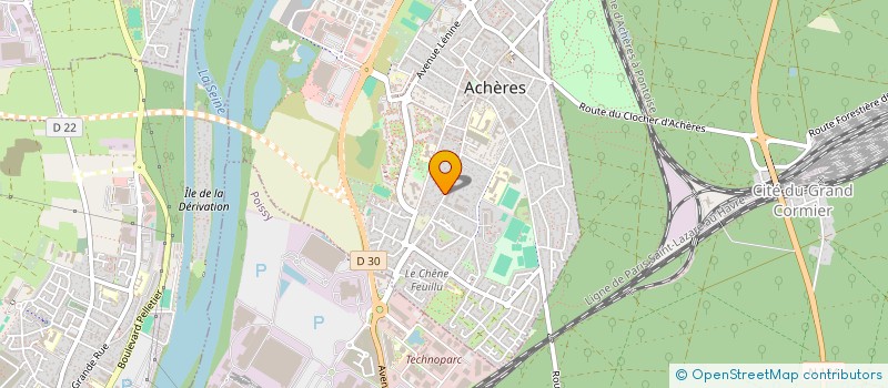 localisation de l'entreprise SCI ZRB à ACHERES