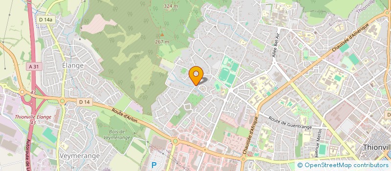 localisation de l'entreprise SCI ZS à THIONVILLE