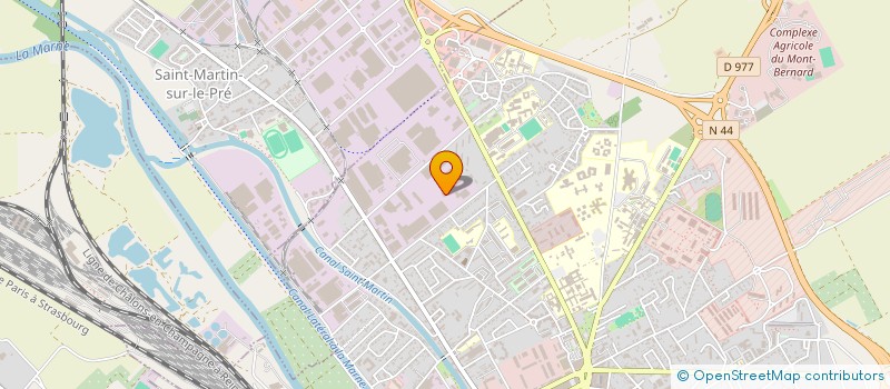 localisation de l'entreprise SCI ZS  CHALONS EN CHAMPAGNE