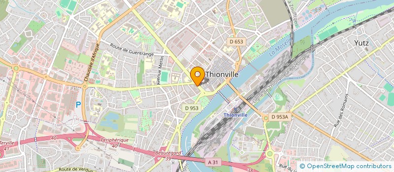 localisation de l'entreprise SCI ZSAMA à THIONVILLE
