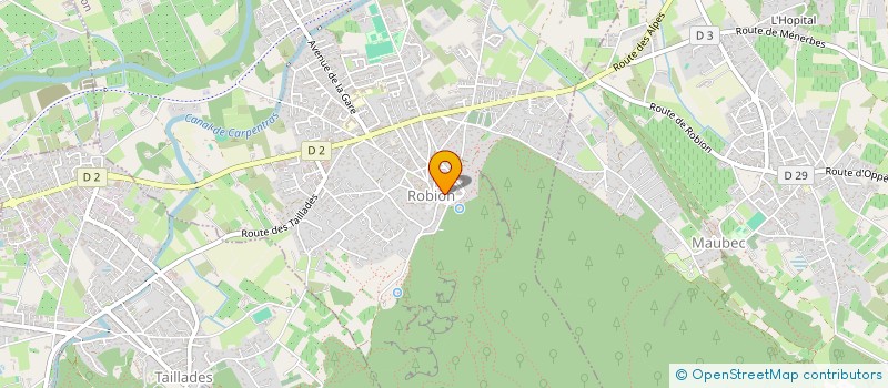 localisation de l'entreprise SCI ZUBRYCKI  ROBION