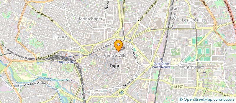 localisation de l'entreprise SCI ZUF à DIJON