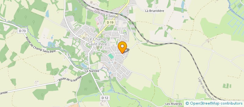 localisation de l'entreprise SCI ZUFI ET ASSOCIES à LE CHAMP-SAINT-PERE