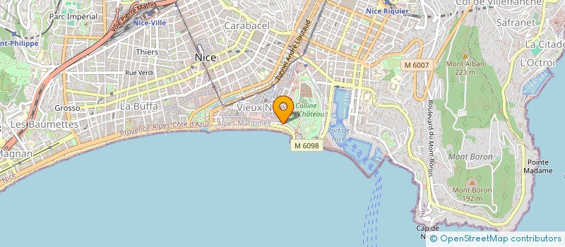 localisation de l'entreprise SCI ZULA à NICE