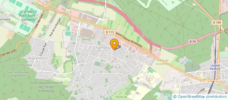 localisation de l'entreprise SCI ZUMBO  CHAMBOURCY