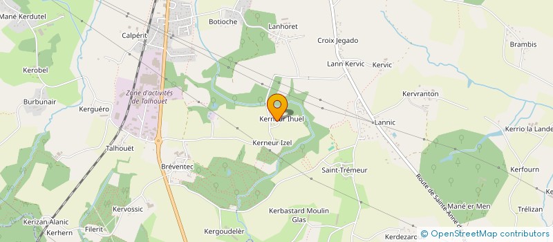 localisation de l'entreprise SCI ZUMI  PLUVIGNER