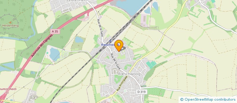 localisation de l'entreprise SCI ZUMSTEEG  RSCHWOOG