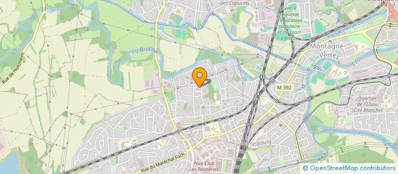 localisation de l'entreprise SCI ZURICH  LINGOLSHEIM