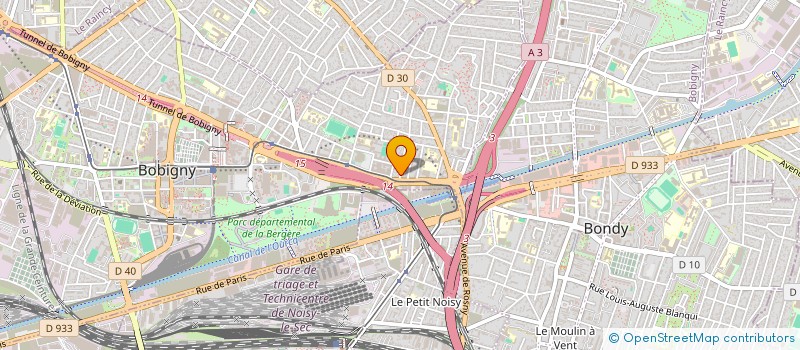 localisation de l'entreprise SCI ZVIKOVIC  BOBIGNY