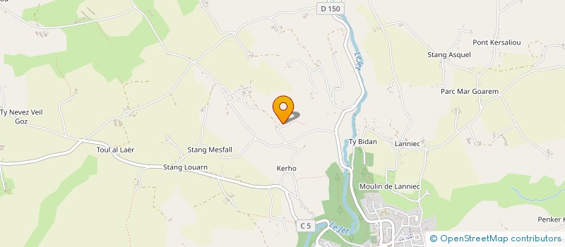 localisation de l'entreprise SCI ZWAHLEN  ELLIANT