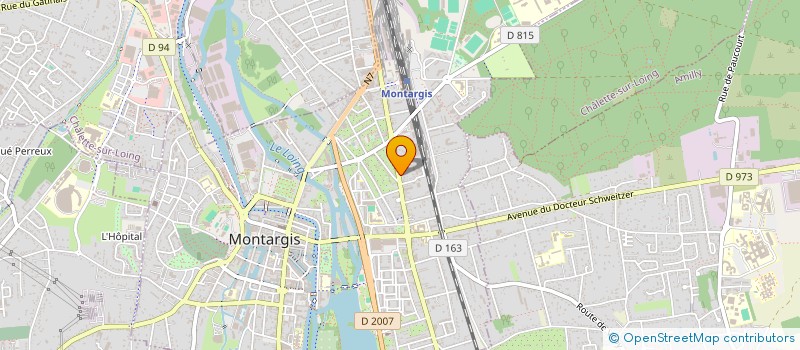 localisation de l'entreprise SCI ZWOLL à MONTARGIS