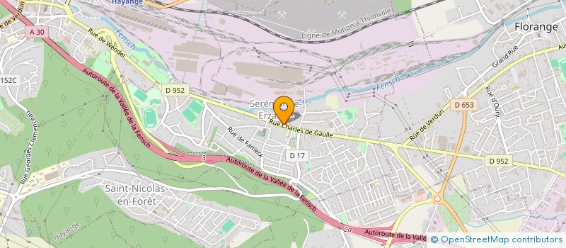 localisation de l'entreprise SCI ZXIA à SEREMANGE-ERZANGE
