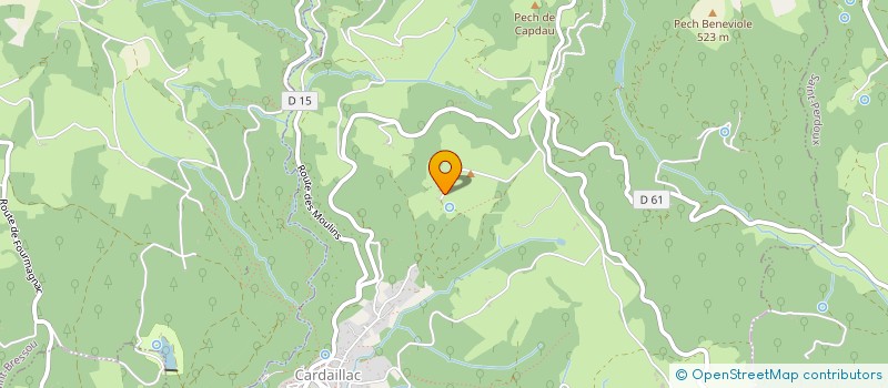 localisation de l'entreprise SCI ZYGIE  CARDAILLAC