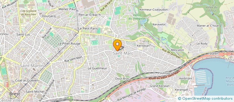 localisation de l'entreprise SCI ZYGLOUMIR  BREST