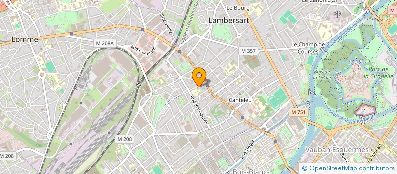 localisation de l'entreprise SCI ZYLIA à LILLE
