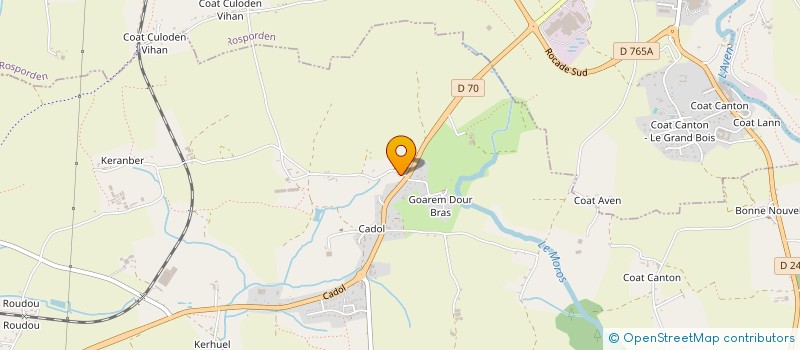 localisation de l'entreprise SCI ZYMGLIE  MELGVEN