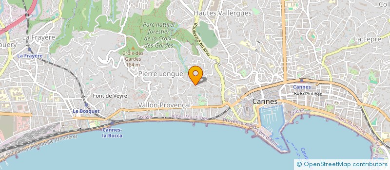 localisation de l'entreprise SCI ZYMY  CANNES