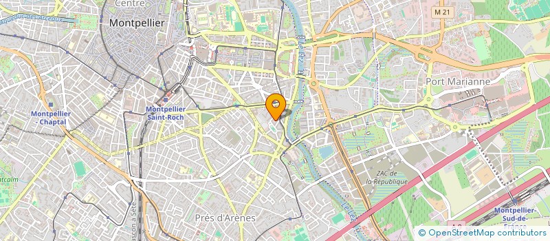 localisation de l'entreprise SCI ZYS à MONTPELLIER