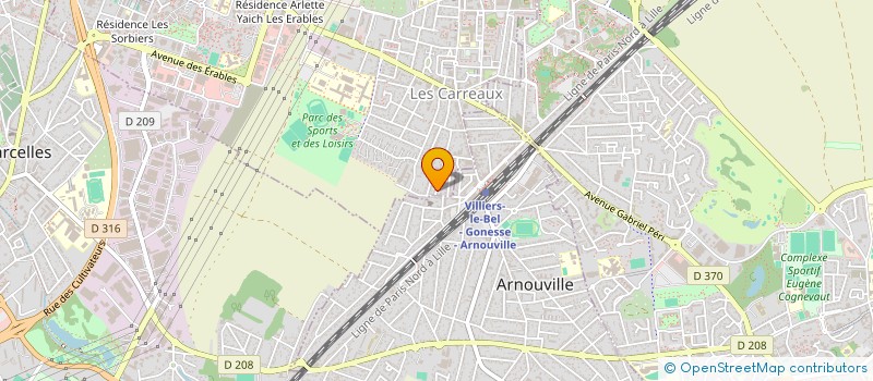 localisation de l'entreprise SCI ZZM  VILLIERS-LE-BEL