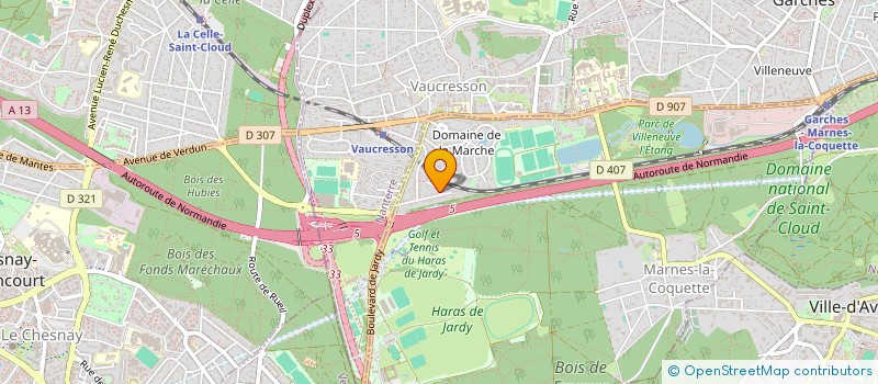 localisation de l'entreprise SCI02230998  MARNES LA COQUETTE