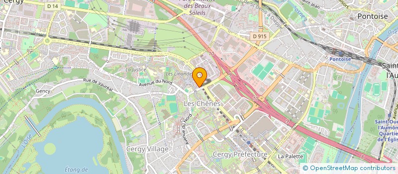 localisation de l'entreprise SCI1 BM SYSTEME  CERGY