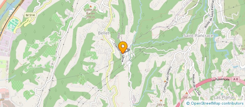 localisation de l'entreprise SCI2GENIE  NICE