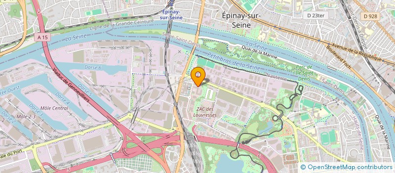 localisation de l'entreprise SCI3700 à GENNEVILLIERS