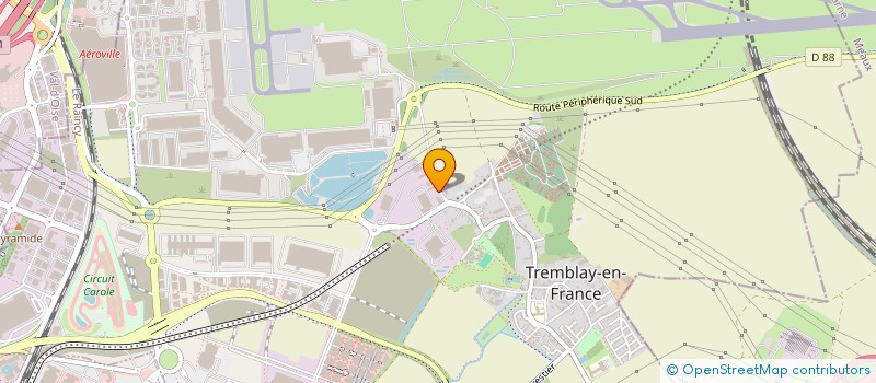 localisation de l'entreprise SCI3D à TREMBLAY-EN-FRANCE