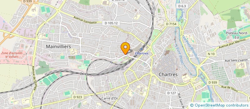 localisation de l'entreprise SCI55DM à MAINVILLIERS