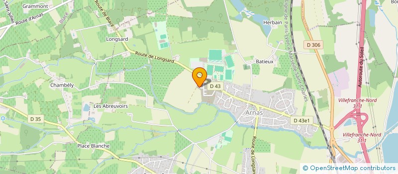 localisation de l'entreprise SCIA 101 PEPINIERE  ARNAS