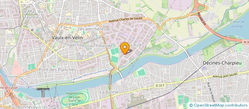 localisation de l'entreprise SCIA à VAULX-EN-VELIN