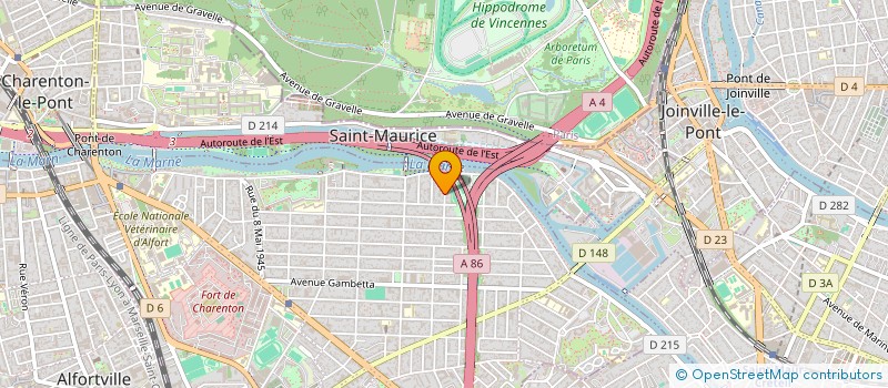 localisation de l'entreprise SCIA DE L'AVENIR à MAISONS-ALFORT