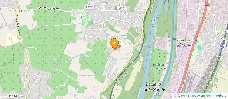 localisation de l'entreprise SCIA DES SEQUOIAS à IRIGNY