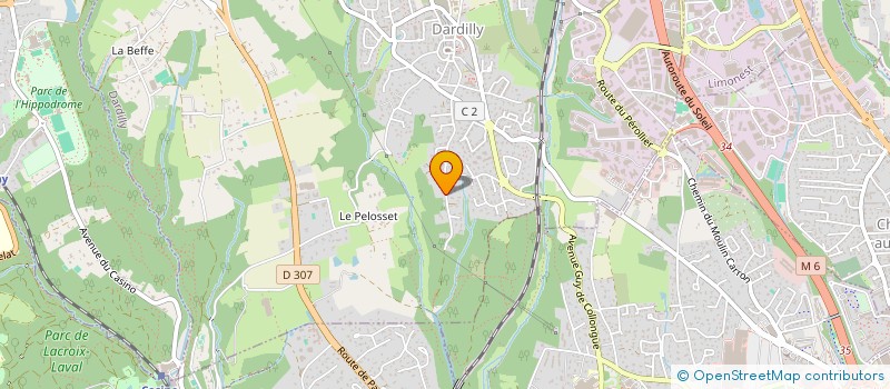 localisation de l'entreprise SCIA DU PRESBYTERE  DARDILLY