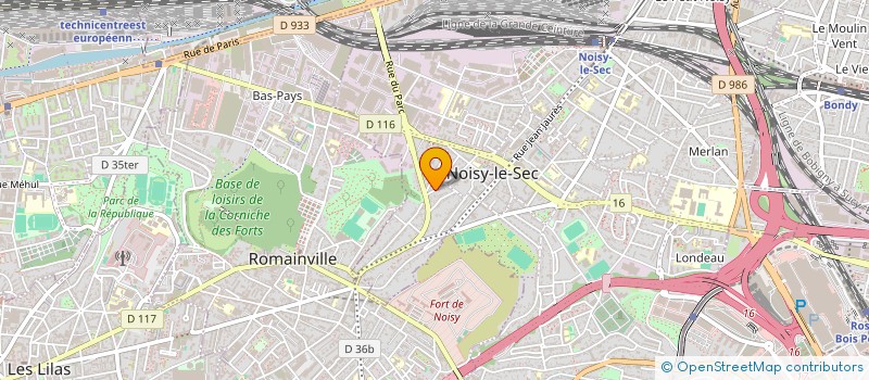 localisation de l'entreprise SCIA DU VAL à NOISY-LE-SEC