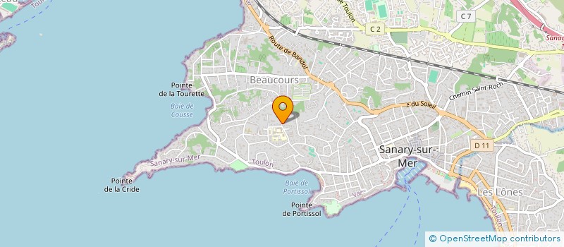 localisation de l'entreprise SCIA FONTVIVE à SANARY-SUR-MER