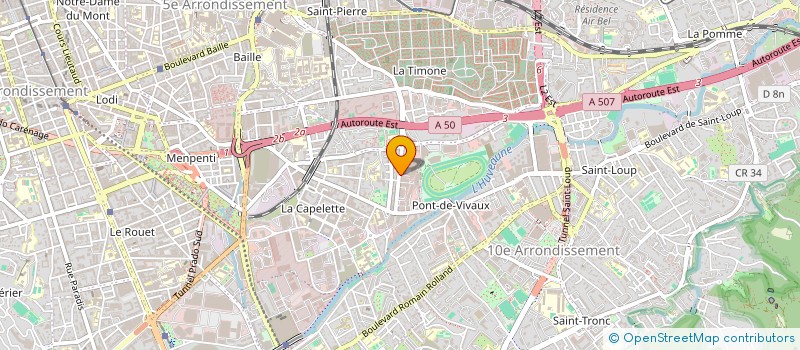 localisation de l'entreprise SCIA LA CHAPELLE  MARSEILLE