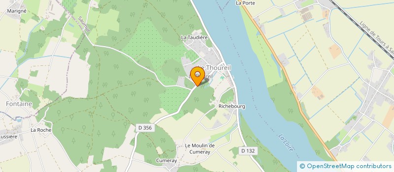 localisation de l'entreprise SCIA LA SAULNERIE à GENNES-VAL-DE-LOIRE